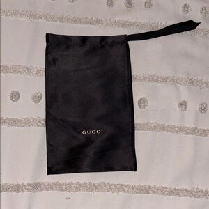 Gucci Black Drawstring Pouch